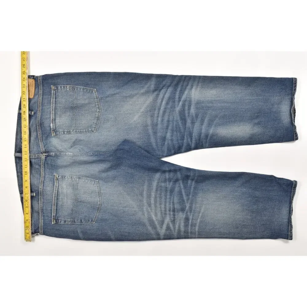 Polo Ralph Lauren Hampton Relaxed Straight Jeans Mens 48x30 Blue Wash Denim